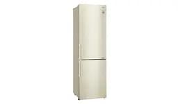 Холодильник LG GA-B499YECZ 2 м 360 л А++ Total No Frost лінійний компресор Fresh Zone бежевий (GA-B499YECZ) - мініатюра 3
