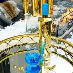 Горілка Au Vodka Blue Raspberry 35.2% 0.7 л - мініатюра 5