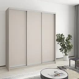 Шкаф-купе трехдверный MebelStar Стандарт AL 3ДСП 190x60x240 см Кашемир (MBS-1502)