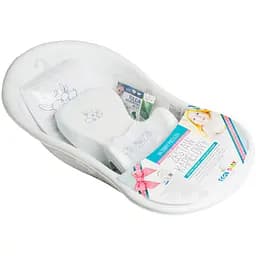 Ванночка Tega Baby Little Bunnies з набором аксесуарів 86 см white (KR-086-103)
