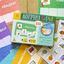Логічна гра Ranok Creative Вивчай форми 24 картки 918002 - мініатюра 2