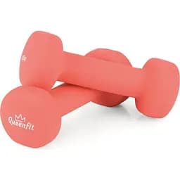 Гантелі для фітнесу неопренові Queenfit 2х0,5кг рожевий