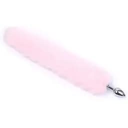 Анальная пробка с хвостом SKN-L03, Розовый