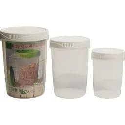 Набор контейнеров Stars Plast 500, 1000, 1500мл 3 шт. (94222)