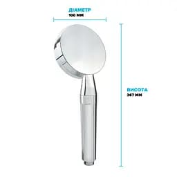 Водозберігаюча душова лійка Drop SPA1F-NANO100 із Nano SPA потоком - Економія 66% - мініатюра 9