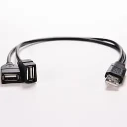 Розгалужувач з одного штекера USB 2.0 на 2 гнізда - мініатюра 2