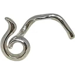 Срібна сережка-пірсинг в ніс Dear. 1054С