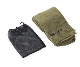 Рушник Mil-Tec дорожній з чохлом Мікрофібра Олива HANDTUCH MICROFIBRE 80X40CM OLIV 16011011