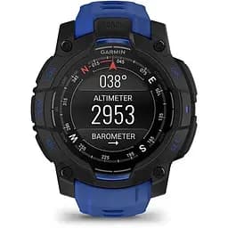 Смарт-годинник Garmin Instinct 3 45mm Amoled Black with Blue Band (010-02936-03/43)