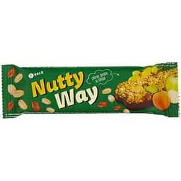 Батончик-мюслі Vale Nutty Way горіховий з фруктами частково глазурований 40 г
