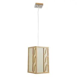 Люстра подвесная Brille деревянная E27 60W BR (BKL-266S/1)