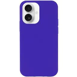 Чохол Epik Silicone Case Full Protective AA NO LOGO для Apple iPhone 16, 6.1 Фіолетовий/Ultra Violet