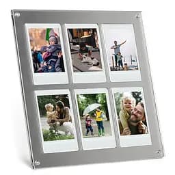 Фоторамка Fujifilm Instax Mini на 6 фото акрилова, срібляста