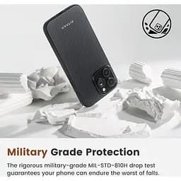 Оригінальний протиударний чохол Pitaka Military-Grade Protective Summa Case для iPhone 16 Pro Max 600D Black/Grey (KI1601PMPA) - мініатюра 14
