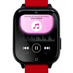 Смарт-годинник JETIX DF100 Pro з 4G відеодзвінком, вібродзвінком і вологозахистом IP67 - червоний - мініатюра 4