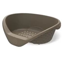 Лежанка пластикова для тварин NIDO, 110x77,5x36,5h, коричневий