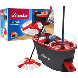 Швабра з відром Vileda Turbo 2в1 Microfibre набір для прибирання - мініатюра 3