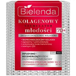 Крем Bielenda Collagen Youth Stimulator регенеруючий проти зморщок 70+, 50 мл