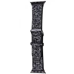Ремінець Bling World Rock Diamond для Apple Watch 38/40/41/42mm(ser.10) Чорний