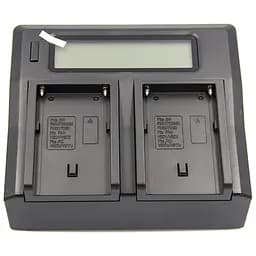 Зарядний пристрій PowerPlant Dual Sony NP-F970 для двох акумуляторів