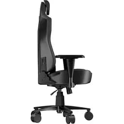 Ігрове крісло 1stPlayer K3 Fabric Black, pu+тканина, максимально допустиме навантаження 140 кг, регульована спинка з кутом нахилу до 150 градусів, збільшена фактура, регулювання висоти підголовника - мініатюра 3