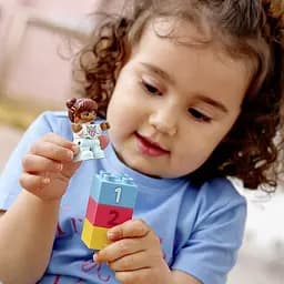 Конструктор LEGO DUPLO® Велика коробка з кубиками 85 деталей (10914) - мініатюра 8