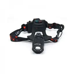 Налобний ліхтар X-balog BL-T32-P50 + zoom + microUSB + 2х18650 + 3 режими - мініатюра 2