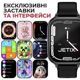 Дитячий смарт-годинник JETIX G100 4G зі змінним корпусом (в комплекті Чорний, Синій, Жовто-синій) - мініатюра 6