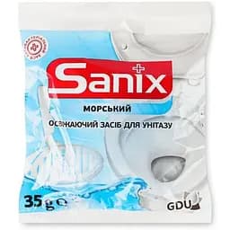 Освежающее средство для унитазов Sanix Морской 35 г