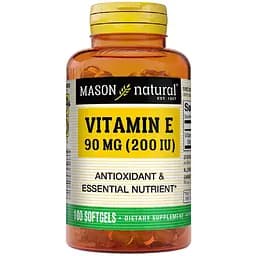 Вітамін Е Mason Natural Vitamin E 200 IU 90 мг 100 гелевих капсул