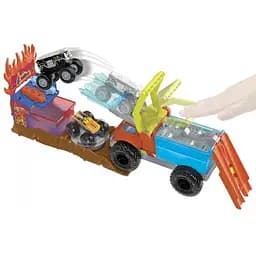 Ігровий набір Monster Truck Hot Wheels Пожежний порятунок Зміни колір (HPN73) - мініатюра 4