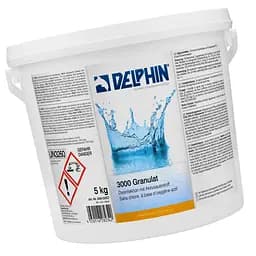 Безхлорний засіб для басейну Delphin 3000 5 кг гранули для дезінфекції води - мініатюра 2