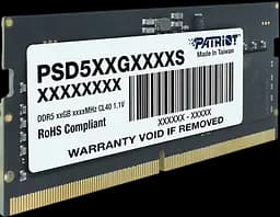 Оперативная память Patriot 16GB SODIMM DDR5 5600MHz Signature Line (PSD516G560081S)