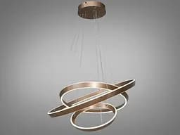 Підвісна LED-люстра з димером Diasha 5153/800+600+400CF - мініатюра 3