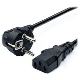 Кабель живлення 220В 3.0 м, 1,5мм2 С13-CEE 7/7 Schuko Kingda (PC6065-3m) - мініатюра 2