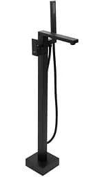 Смеситель для ванны Rea Tery black напольный REA-B5304 Черный матовый