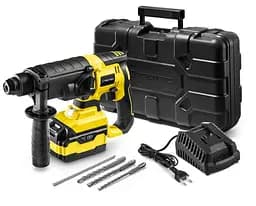 Перфоратор аккумуляторный Trotec PRDS 20-20V с АКБ и ЗУ + кейс (4415000210)