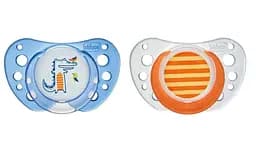 Пустушка Chicco Physio Air, латекс, 6-16 міс., Блакитний, 2 шт. (75022.21.00.00)