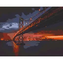 Картина по номерам "Golden Gate Bridge" Art Craft 11003-AC 40х50 см