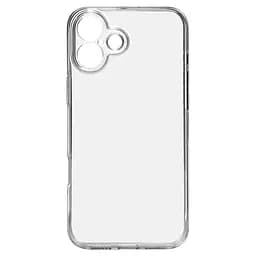 Прозрачный чехол для Apple iPhone 16 Plus с защитой камеры, тонкий, силиконовый, бесцветный, ударостойкий, противоударный бампер c закрытой камерой, ArmorStandart (ARM78487)
