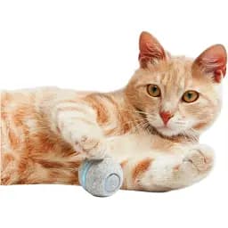 Розумний м'ячик для котів Cheerble Wickedball Mini Artificial Wool C0419 Grey [150921] - мініатюра 3