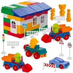 Конструктор Colorplast Лидер №7 300 деталей 1913 