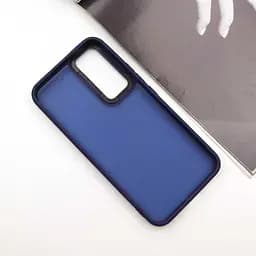 Чохол TPU+PC Lyon Frosted для Samsung Galaxy S25 FE Navy Blue - мініатюра 3
