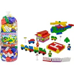 Конструктор детский Promtex большие детали 300 элементов 4038