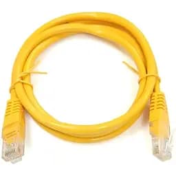 Патчкорд UTP Cat.5e ( 0.5м жовтий ), CU (PAUT3050-CU-YL)