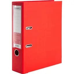 Папка-реєстратор Axent Prestige+ двостороння A4 75 мм червона (1722-06C-A)