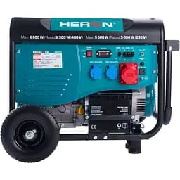 Генератор бензиновий Heron 15HP 6.8kW/8.5kVA (8896420) [157440] - мініатюра 2