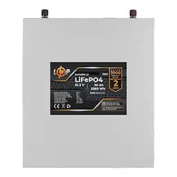 Акумулятор LP LiFePO4 51,2V - 50 Ah (2560Wh) (BMS 80A/40А) метал для ДБЖ