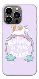 TPU чохол Believe in your dreams unicorn