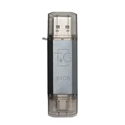 Флеш-накопичувач USB 64GB Type-C T&G 009 Star Series Silver (TG009TC-64GSL)